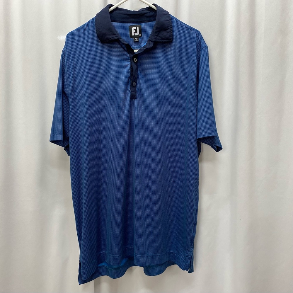 FootJoy men’s golf polo shirt size large short sleeve FJ golfer activewear